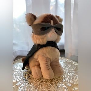 2/$10 GUND Grumpy Cat Superhero Cape Mask Dressed Plush Stuffed Animal Toy Cat